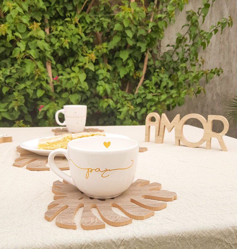 Frase AMOR de Madera