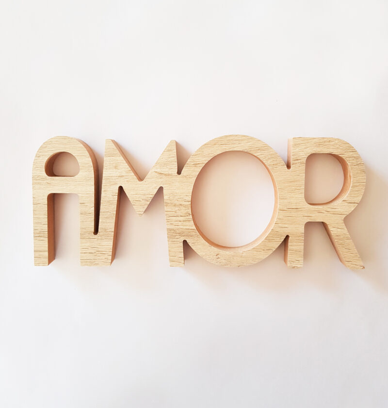 Frase AMOR de Madera - Imagen 2