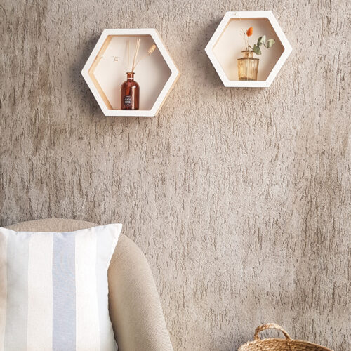 REPISAS HEXAGONALES de Madera x 2u